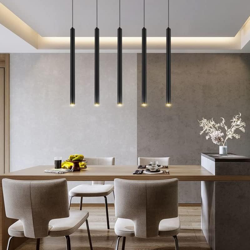 Lampadario LED Sospeso Cilindrico, Stile Moderno ed Eleganza Minimalista