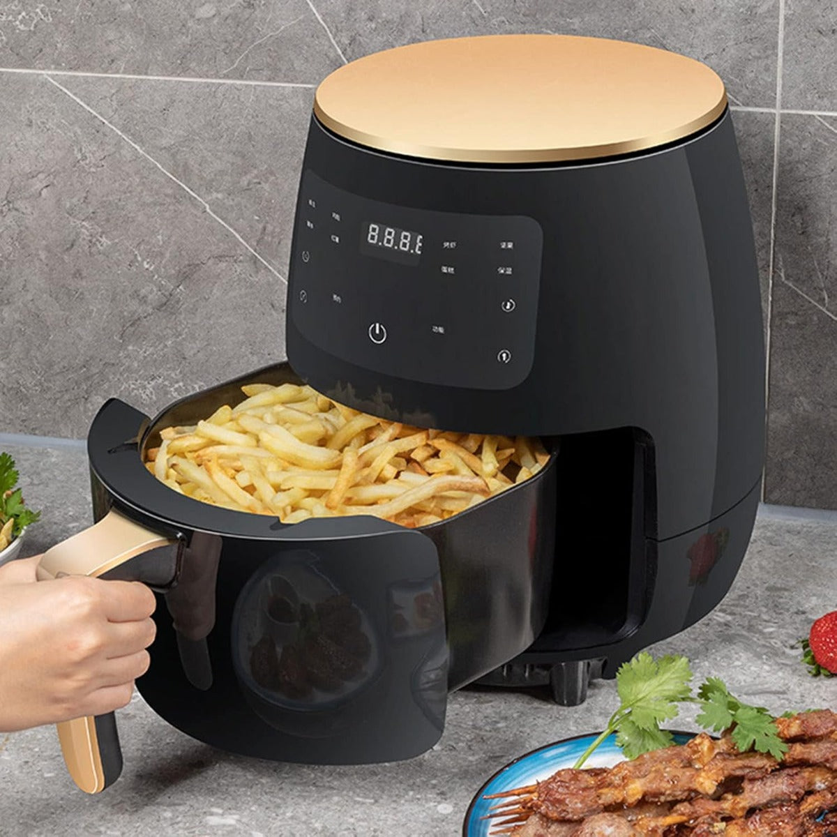 Friggitrice ad aria 8 litri con Display Touch 2400 W