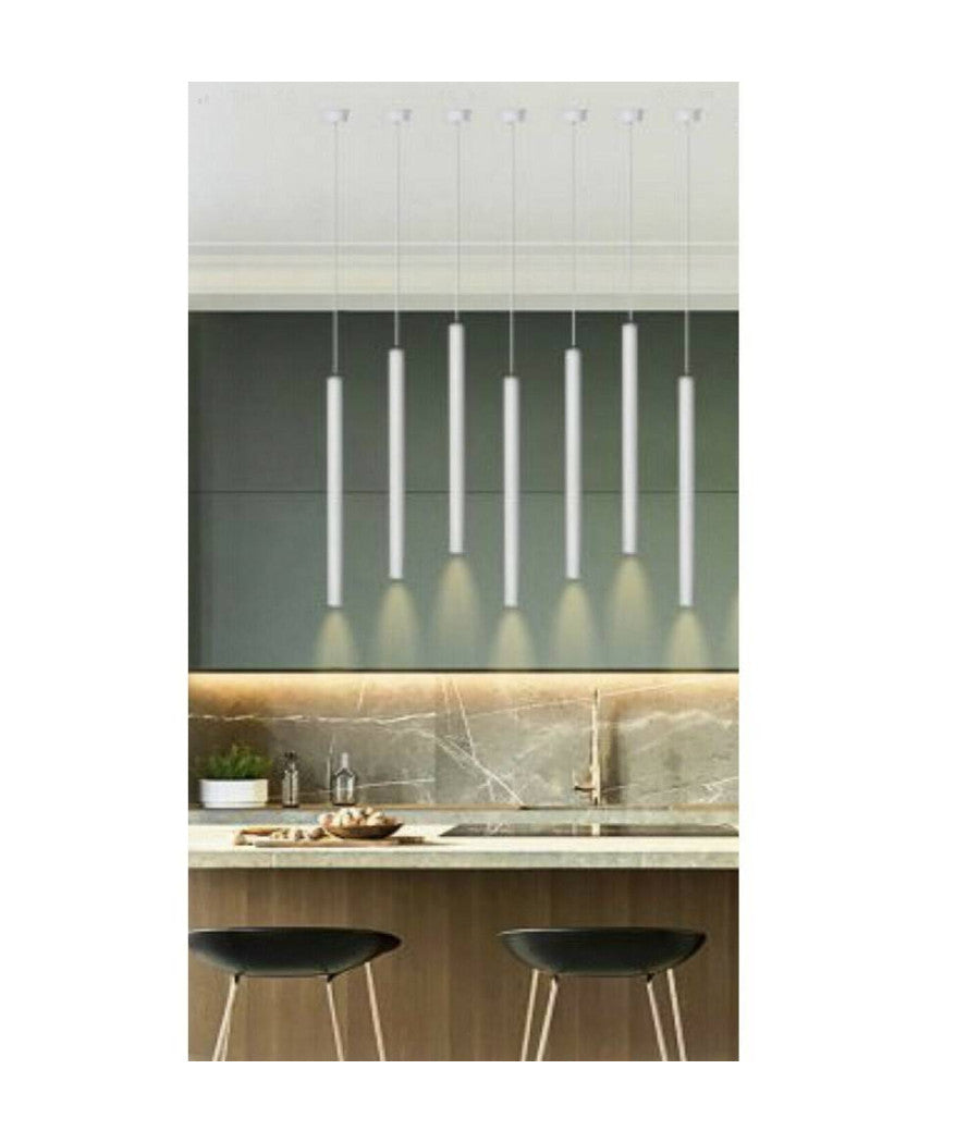 Lampadario LED Sospeso Cilindrico, Stile Moderno ed Eleganza Minimalista