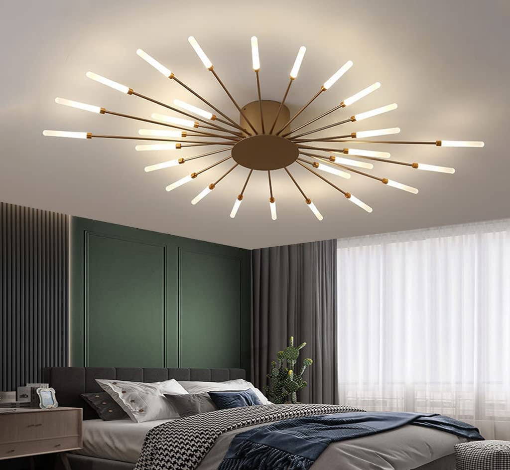 Plafoniera Dal Design Moderno ed Elegante a  LED, Con Fuochi d'artificio Creativi, Rendi la tua casa Unica e Brillante