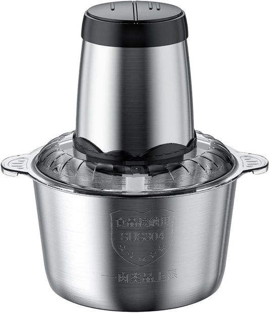 Tritatutto Elettrico da Cucina 3L Con Ciotola Staccabile, E un Motore Potente da 650W Con Velocità Regolabili, Ideale per Verdure, Cipolle, Frutta, Noci e Molto altro