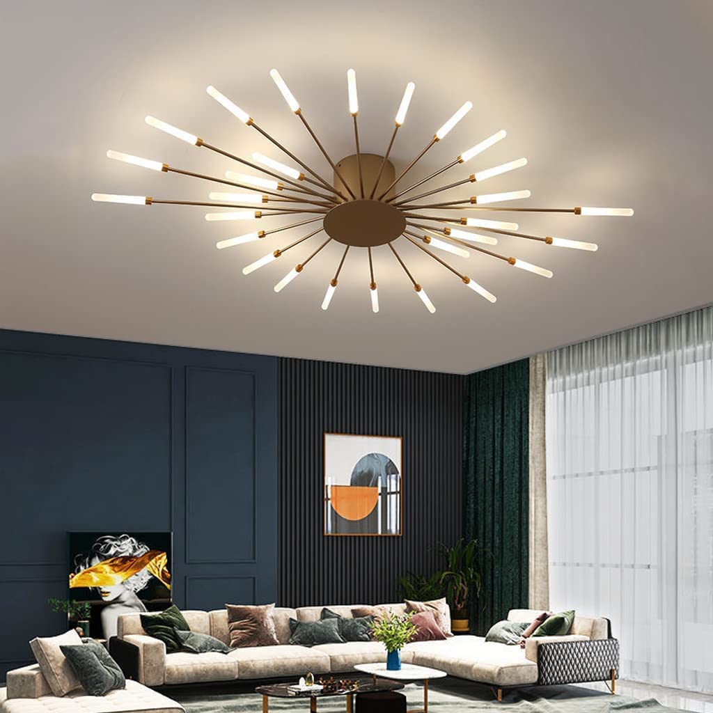 Plafoniera Dal Design Moderno ed Elegante a  LED, Con Fuochi d'artificio Creativi, Rendi la tua casa Unica e Brillante