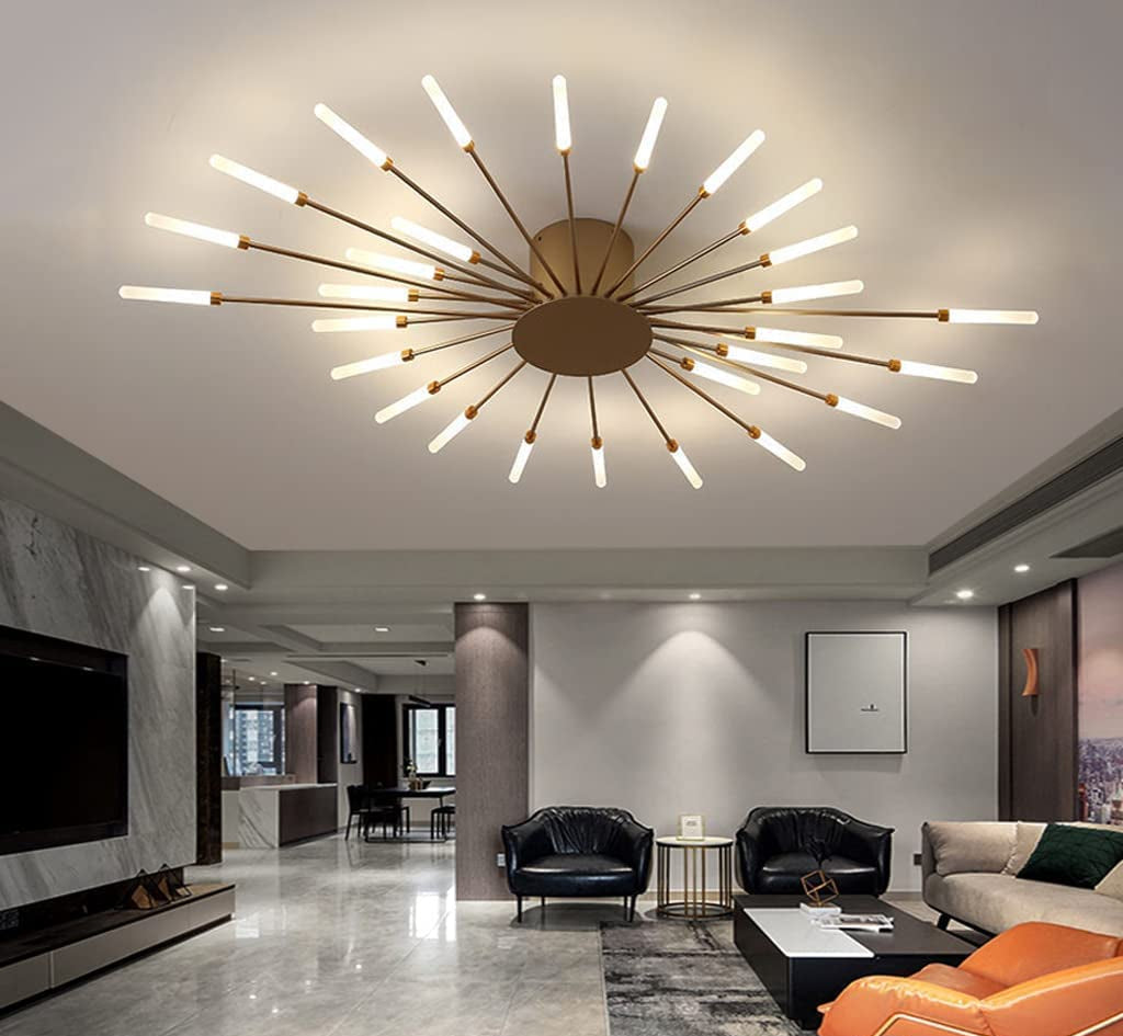Plafoniera Dal Design Moderno ed Elegante a  LED, Con Fuochi d'artificio Creativi, Rendi la tua casa Unica e Brillante