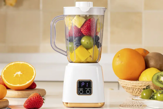 Frullatore Portatile  Ricaricabile USB 750ml, Compatto e Facile da Pulire, Dotata di 10 Lame in  Acciaio inox Per una potente Tritatura