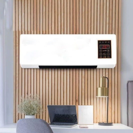 Termoventilatore  Elettrico da Parete, Riscaldamento e Ventilazione Rapido, Portatile per una Camera All'Altra, Dotato di Telecomando e Timer Intelligente